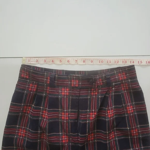 Charter Club Corduroy Scottish Plaid Cotton Pants Size 12 - Picture 12 of 12